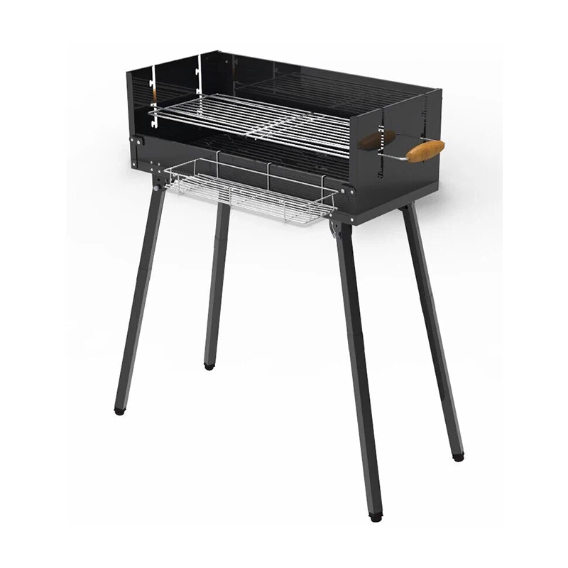 Large Folding Camping Charcoal BBQ Grill
